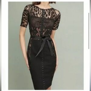 Elegant Black Lace Dress